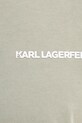Bombažna kratka majica Karl Lagerfeld 562256.755171 zelena