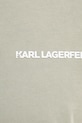 Bombažna kratka majica Karl Lagerfeld 562256.755171 zelena