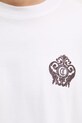 Just Cavalli t-shirt bawełniany 80OAHE15.CJ110 biały
