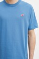 New Balance Made in USA t-shirt basic bawełniany męski niebieski MT43543SET