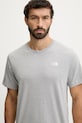 The North Face t-shirt Simple Dome szary NF0A8CZ2CQO1
