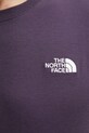 The North Face t-shirt Simple Dome fioletowy NF0A8CZ2G5O1
