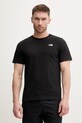The North Face t-shirt Simple Dome regular czarny NF0A8CZ2JK31