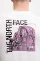 Kratka majica The North Face GRAPHIC NF0A8GV0FN41 bela
