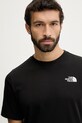 The North Face t-shirt VERTICAL czarny NF0A8GV1JK31