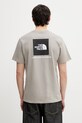 Clothing The North Face t-shirt EVOLUTION NF0A8B6K2MB1 beige