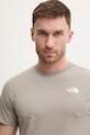 The North Face t-shirt EVOLUTION beige NF0A8B6K2MB1