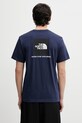 Odzież The North Face t-shirt EVOLUTION NF0A8B6K8K21 granatowy
