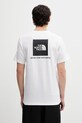 Odzież The North Face t-shirt EVOLUTION NF0A8B6KFN41 biały