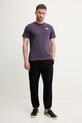 The North Face t-shirt EVOLUTION NF0A8B6KG5O1 fioletowy SS26