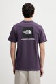 Clothing The North Face t-shirt EVOLUTION NF0A8B6KG5O1 violet