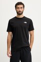 Odzież The North Face t-shirt bawełniany EVOLUTION NF0A8B6KKY41 czarny