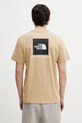 Clothing The North Face t-shirt EVOLUTION NF0A8B6KLK51 beige