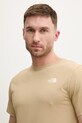The North Face t-shirt EVOLUTION beżowy NF0A8B6KLK51