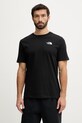 Odzież The North Face t-shirt bawełniany GRAPHIC NF0A8GUWJK31 czarny