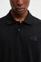 The North Face polo bawełniane REGULAR POLO czarny NF0A8C1PJK31