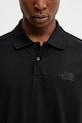 The North Face polo bawełniane REGULAR POLO czarny NF0A8C1PJK31