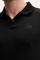 The North Face polo de bumbac REGULAR POLO NF0A8C1PJK31 negru