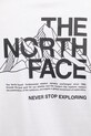Μπλουζάκι The North Face MOUNTAIN NF0A8GUZFN41 λευκό