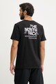 The North Face t-shirt MOUNTAIN regular czarny NF0A8GUZJK31