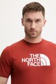 The North Face t-shirt EVOLUTION pomarańczowy NF0A8B6JG6I1