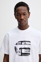 G-Star t-shirt bawełniany G icon gr biały D28823.E385
