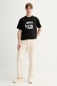 G-Star t-shirt bawełniany G icon gr D28823.E385 czarny SS26