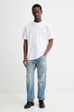 G-Star t-shirt bawełniany Relaxed base D28588.D593 biały SS26