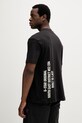 Odzież G-Star t-shirt męski bawełniany Stencil gr relaxed D28597.D976 czarny