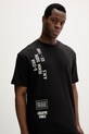 G-Star t-shirt męski bawełniany Stencil gr relaxed czarny D28597.D976