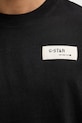 G-Star t-shirt męski bawełniany HB badge relaxed D28606.E385 czarny