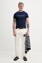 Tommy Hilfiger T-shirt Ανδρικό βαμβακερό MW0MW11797. σκούρο μπλε SS26