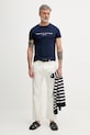 Tommy Hilfiger T-shirt Ανδρικό βαμβακερό MW0MW11797. σκούρο μπλε SS26