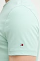 Tommy Hilfiger t-shirt męski bawełniany MW0MW11797. turkusowy