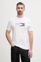 Tommy Hilfiger tricou pentru bărbați, din bumbac alb MW0MW42366