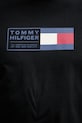 Tommy Hilfiger t-shirt Ανδρικό βαμβακερό MW0MW42366 μαύρο