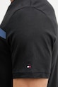Tommy Hilfiger majica za muškarce od pamuka MW0MW42368 crna