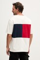 Tommy Hilfiger t-shirt męski bawełniany beżowy MW0MW42382