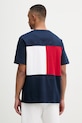 Oblečenie Tommy Hilfiger tričko pánske bavlnené MW0MW42382 tmavomodrá