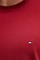 Tommy Hilfiger t-shirt basic męski bawełniany MW0MW42393 bordowy