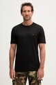 Tommy Hilfiger t-shirt basic męski bawełniany czarny MW0MW42393