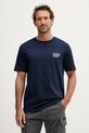 Odzież Tommy Hilfiger t-shirt basic męski bawełniany MW0MW42394 granatowy