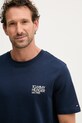 Tommy Hilfiger t-shirt basic męski bawełniany granatowy MW0MW42394