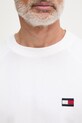 Tommy Hilfiger kratka majica ženska bombažna MW0MW42396 bela