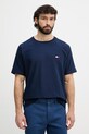 Tommy Hilfiger T-shirt damski bawełniany granatowy MW0MW42396