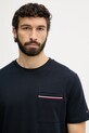 Tommy Hilfiger t-shirt męski bawełniany granatowy MW0MW42397