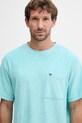Tommy Hilfiger pánské s bavlnou SUMMER tyrkysová MW0MW43058