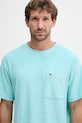 Tommy Hilfiger pánské s bavlnou SUMMER tyrkysová MW0MW43058