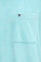 Tommy Hilfiger pánské s bavlnou SUMMER MW0MW43058 tyrkysová