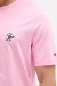Tommy Hilfiger tricou basic pentru bărbați, din bumbac SUMMER MW0MW43066 roz